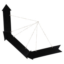 3Pcs Hanging Chalkboard Signs With Wooden Arrows For Parties Weddings