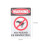 2pcs no peeing warning sign hanging garden caution iron wrought 2