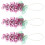 6 Pcs Acrylic Grape Beaded Ornaments for Xmas Tree Home Decor 1