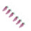 6 Pcs Acrylic Grape Beaded Ornaments for Xmas Tree Home Decor 6