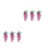 6 Pcs Acrylic Grape Beaded Ornaments for Xmas Tree Home Decor 7
