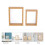 2pcs Double Sided Glass Picture Frame Specimen Clip 4