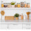 wooden kitchen bread box storage bin food container 9