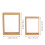 2pcs Double Sided Glass Picture Frame Specimen Clip 2