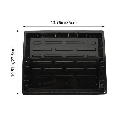 Raindrops Succulent Pot Tray Rectangular 5pcs 13.8x10.8x1.4in 1