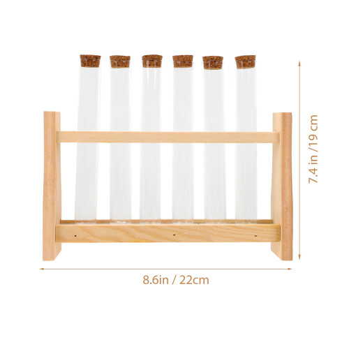 Essential Oil Perfume Tube Glass 1set Rectangular 20*150mm 1