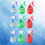 9pcs Hand Pressure Sprayer Empty Spray Kettle Watering Can 4