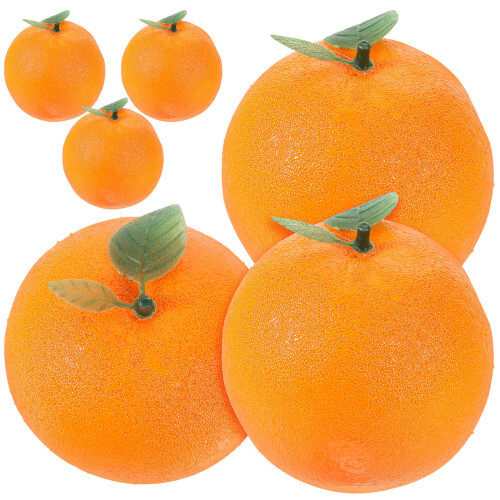 18 Pcs Artificial Oranges Faux Fruit Kitchen Decor 1
