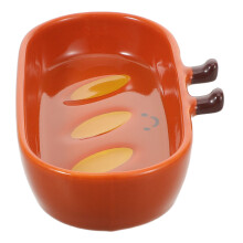 ceramic baguette-shaped soy sauce dish small condiment dipping plate