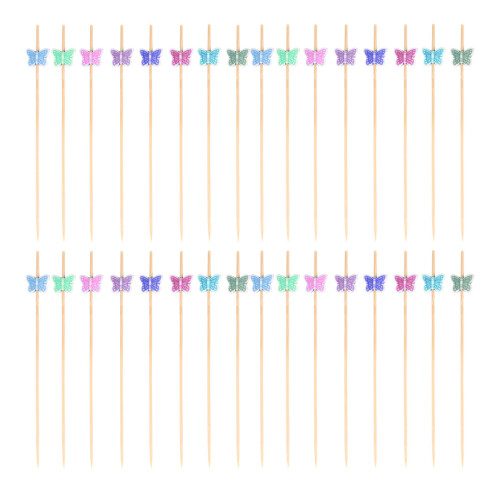 200 Pcs Decorative Fruit Stick Chic Picks Disposable