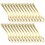 24Pcs Mini Plastic Spoons For Dessert Ice Use Golden 8