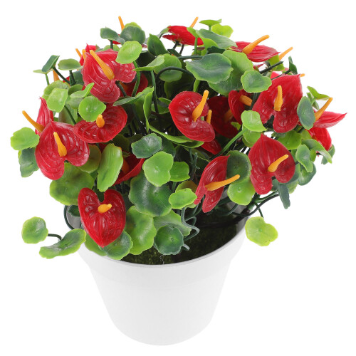 2pcs Artificial Potted Plants Faux Bonsai Decor 1