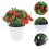 2pcs Artificial Potted Plants Faux Bonsai Decor 5