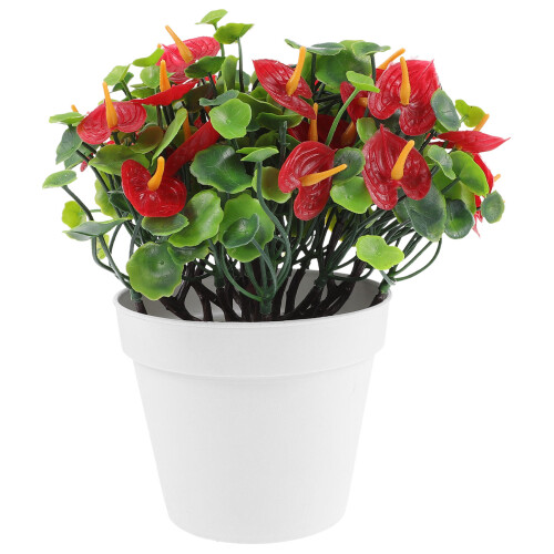 2pcs Artificial Potted Plants Faux Bonsai Decor 2