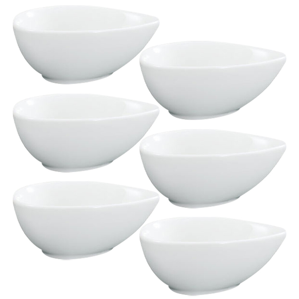 Cute Ceramic Bowls Set Storage Bowls White 6pcs-image-OPC-PKV99WQ-NEW