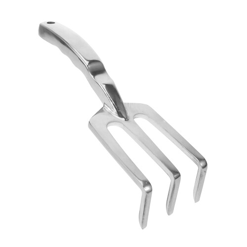 Multiuse Small Garden Rake For Digging And Planting In Silver 1