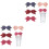 8 Pcs Bowknot Straw Toppers Drinking Accessories 3