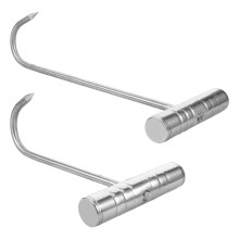 2pcs Meat Hanger Stainless Steel T Shape For Beach
