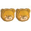 2Pcs Bear Shape Tinplate Candy Jar Gift Box Holiday Cookie Tin 6