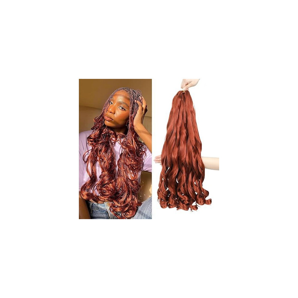 Unisex (350#, 16Inch/65G) French Curl Loose Wave Crochet Hair