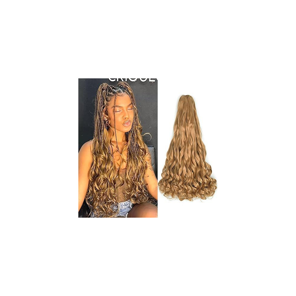 Unisex (27#, 22Inch/75G) French Curl Loose Wave Crochet Hair