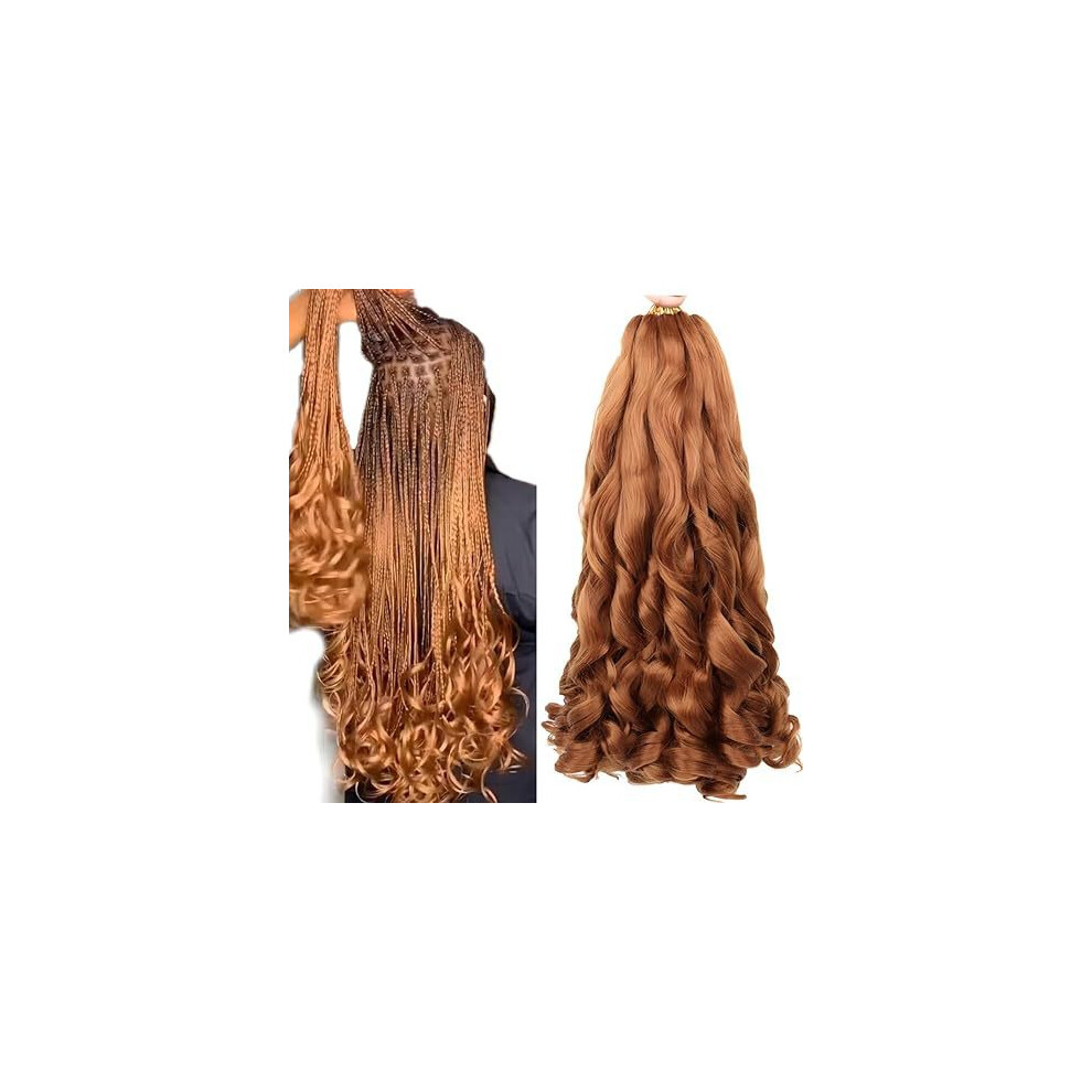 Unisex (30#, 22Inch/75G) French Curl Loose Wave Crochet Hair