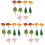 3 Sets Miniature Simulation Trees For Diy Fairy Garden Decor 2