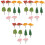 3 Sets Miniature Simulation Trees For Diy Fairy Garden Decor 3