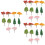 3 Sets Miniature Simulation Trees For Diy Fairy Garden Decor 6