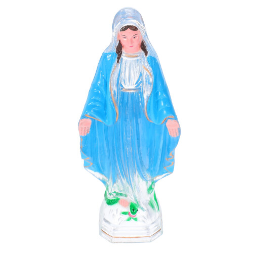 2pcs Virgin Mary Plastic Statue for Home, Church, Office
