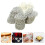 100Pcs Paper Truffle Wrappers Small Hollow Candy Packaging Cups 5