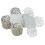 100Pcs Paper Truffle Wrappers Small Hollow Candy Packaging Cups 6