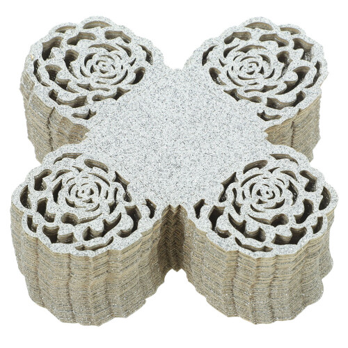 100Pcs Paper Truffle Wrappers Small Hollow Candy Packaging Cups