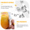 Silver Metal Round Orange Simple Home Citrus Fruit Tool 10