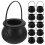 12Pcs Mini Cauldron Pot Halloween Party Decoration 10