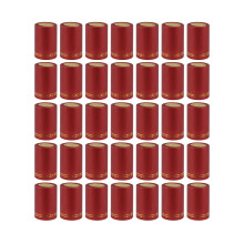 200Stk Schrumpfkappen Rot PVC Weinflaschen Versiegelung Set
