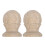 2Pcs Pineapple Wood Finials For Bed Posts Staircase Fence 11