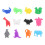 12 segnavino in silicone con design animali per 1