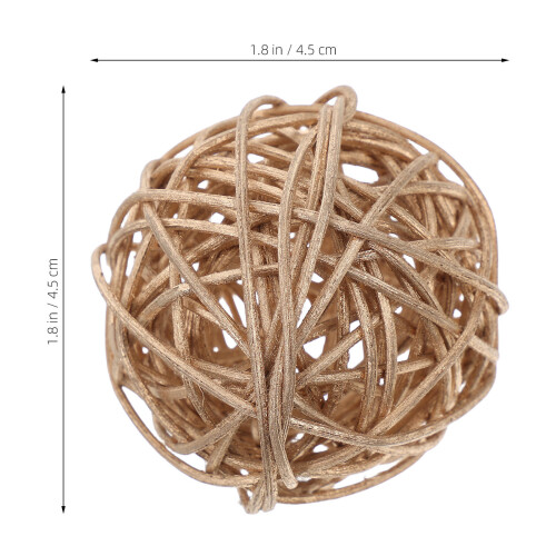 Palline In Rattan 10 Pezzi Per E Decorazione Centrotavola 1