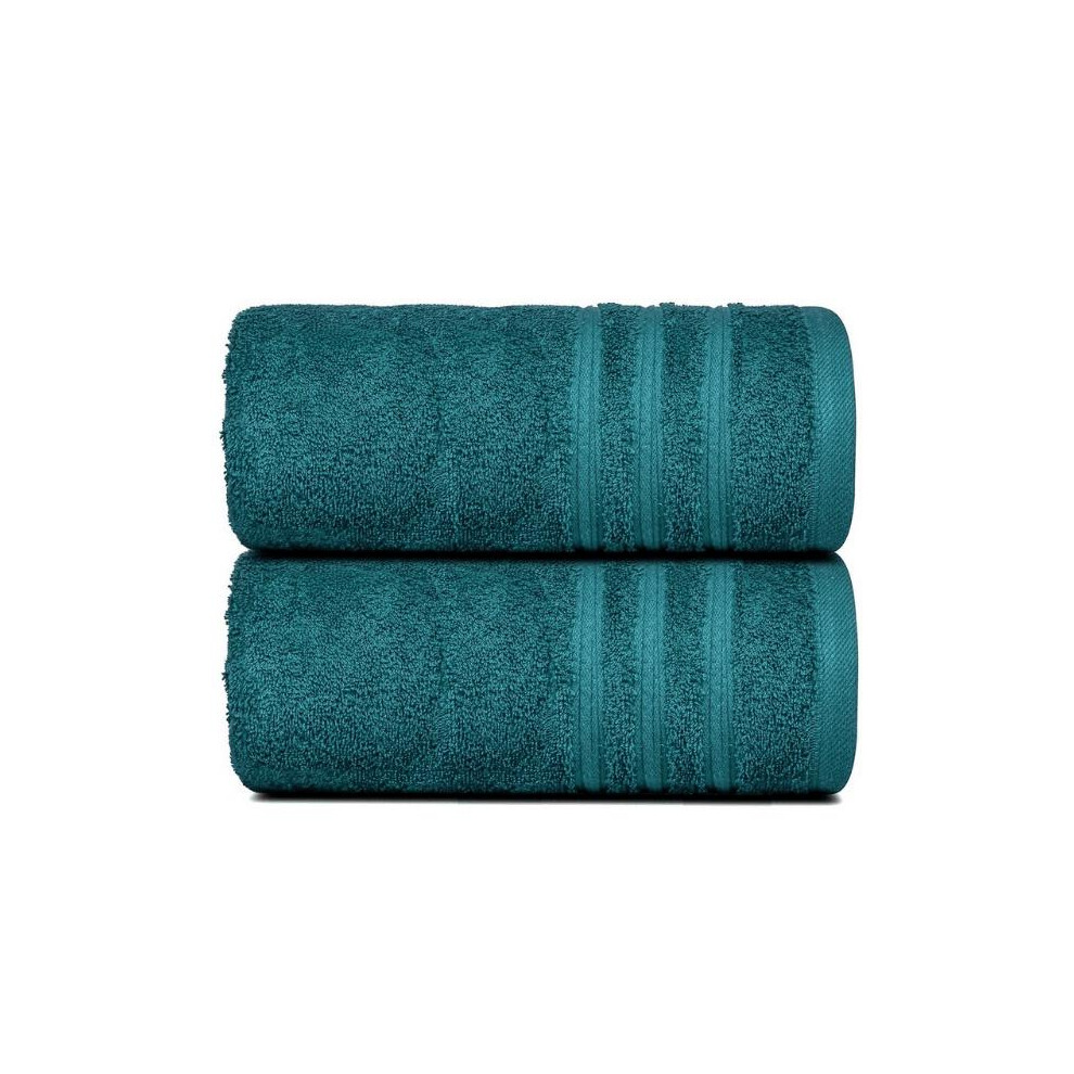 (Teal, Pack of 4) 4x Super Jumbo Bath Sheet Towels Set 80x160cm Cotton 550 GSM Super Soft Extra Absorbent Large Jumbo Bath Sheets Sets Flash Detail To-image-OPC-PKV9K6M-NEW