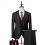 （S）Men's 3 Pieces Wedding Blazer Vests Pants Set 1