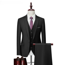 (5XL)Men's 3 Pieces Wedding Blazer Vests Pants Set