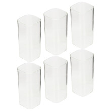 6 de 250 ml, transparentes, para ,