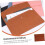 Documents Holder Bag PU Leather Information Paper Briefcase A4 Size Professional Office Document Organizer 5