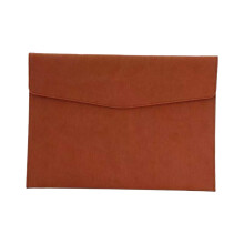 Documents Holder Bag PU Leather Information Paper Briefcase A4 Size Professional Office Document Organizer