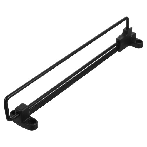 barra para 12 polegadas 30 cm extensível preta