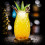 cocktail abacaxi decorativo para bebidas e bar 11