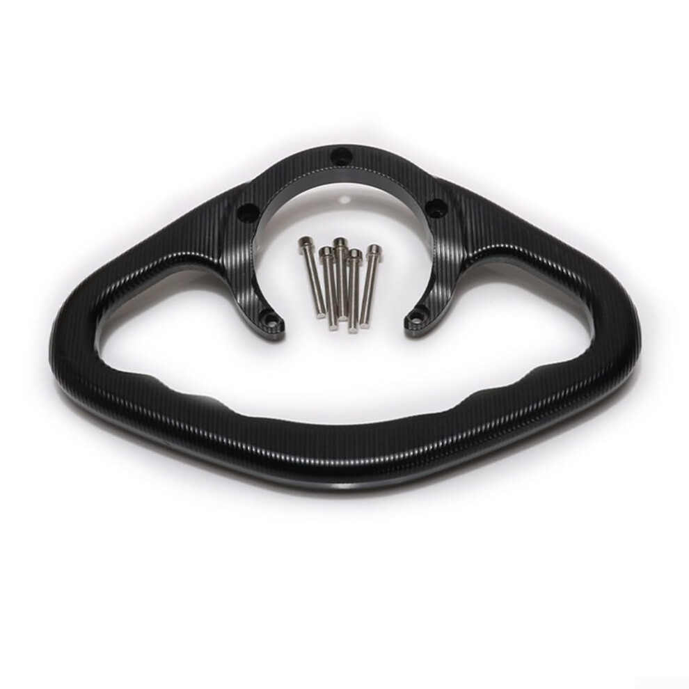 Motorcycle Handle Grip, Cnc Aluminum Handgrip, Passenger Safety Bar Tank Grab For Fz1 Fz6 R1 R6 Mt-07 Xj6 Black 9393856093281