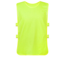 Football Bibs 12 Pack Adult Unisex Mesh Scrimmage Vests With Belt For Soccer Basketball Volleyball Fluorescent Green