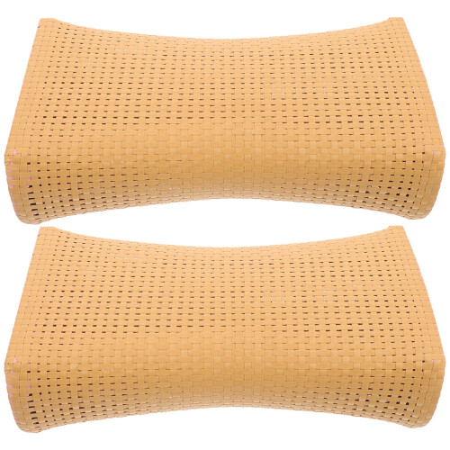 2Pcs Almofada Trançada De Falso Para Dormir E De Pescoço 2